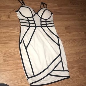 Black n white dress